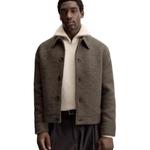 Куртка мужская ZARA, светло-бежевая - фото 5