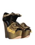 Сандалии Casadei, золотой - фото 2