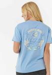 Футболка Rip Curl RELAXED, Mid Blue/Light Blue - фото 5