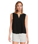 Топ Mod-o-doc Swing Henley Tank, черный - фото