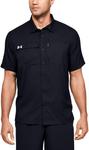Under Armour мужская рубашка Motivator Coach's Button Up, Black/White - фото 4
