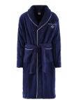 Длинный халат Polo Ralph Lauren  Essentials, темно-синий - фото