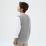 GAP Свитер унисекс серый - фото 4