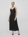Платье-сарафан Vila "VIRAVENNA STRAP ANKLE DRESS - NOOS", черный - фото