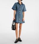 Джинсовое платье-рубашка Ami De Cœur Ami Paris, Used Blue - фото 2