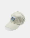 Кепка с вышивкой цветов Pieces, белый - фото