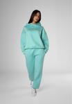 Толстовка с капюшоном FELICIOUS, бирюзовый - фото 3