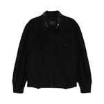 Куртка Simone Rocha Puff Sleeve Denim Jacket 'Black', черный - фото