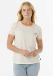 Футболка Rip Curl SWELL LINES RINGER , Bone/Off-White - фото 5