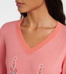 Свитер с принтом Etro, Print On Pink Base - фото 4