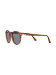 Persol солнцезащитные очки PO3285S в оправе панто, коричневый - фото 3