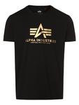 Футболка черно-золотого цвета Alpha Industries - фото