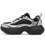 Массивные кроссовки Women's Palladium, черный/серебристый - фото