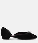 Балетки из замши 24/7 Herbert Levine, Black - фото 4