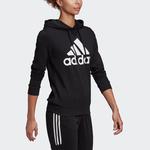 Свитер (WMNS) adidas neo Hoodie 'Black' - фото 4