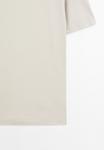 Футболка Massimo Dutti SHORT SLEEVE WITH CREW NECK, Beige - фото 8