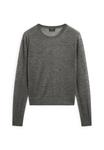 Джемпер Massimo Dutti FINE SEMI-SHEER WITH CREW NECK, Grey - фото 5