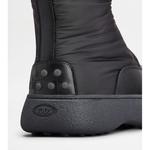 Ботильоны Tod's WG на шнуровке из кожи и ткани, черный - фото 5