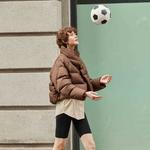 Куртка пуховая женская ELLE, синяя - фото 7