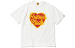 Футболка с логотипом Human Made Heart, белая, Черный - фото