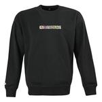 Свитер embroidered workmark fleece crew 'black' Converse, черный - фото