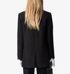 Блейзер Viva из эластичной ткани, украшенный стразами Zadig&Voltaire, черный - фото 4