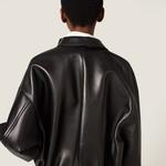 Куртка из кожи наппа plongé MIU MIU, черный - фото 6