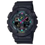 Часы Casio G-Shock Analog-Digital GA-100 Series, арт. GA-100MF-1A, черный - фото