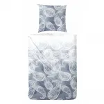 Постельное белье Primera «Май» в великолепном дизайне, синий/белый - фото