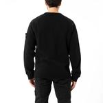 Толстовка logo patch crewneck sweatshirt 'black' Stone Island, черный - фото 4