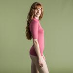 Женская футболка для серфинга с коротким рукавом и защитой от ультрафиолета 100 - пыльно-розовая Olaian - фото 10