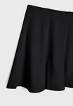 Юбка Stradivarius A-line skirt, Black - фото 7