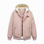 Пуховик Unisex с капюшоном утепленный Reebok, айвори белый - фото 3