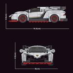 Автомобиль Lamborghini Veneno + Коробка - Молд Кинг 398 Эл. Mould King - фото 5