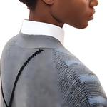 Трикотажная блузка HERMES, сине-серая - фото 6