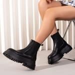 Женские ботильоны Roimaash на платформе, 160 Pu-Black - фото 5