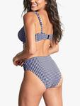 Топ бикини Swim Olivia Full Cup в клетку Gingham Panache, Navy/White - фото 2