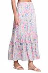 Дагни Миди юбка в розовом принте Saltwater Luxe - фото 4