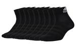 Унисекс баскетбольные носки Adidas, черные, 9 пар - фото