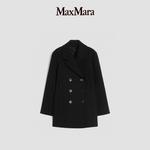 Двубортный блейзер MaxMara, черный - фото 2