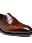 Кожаные лоферы Santoni, коричневый - фото 5