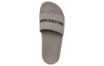 Тапочки pool slides 'grey rubber' Balenciaga, серый - фото 3
