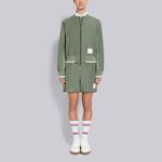 Шорты Track с тесьмой grosgrain THOM BROWNE, темно-зеленый - фото 7