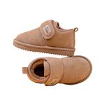 Warrior Антискользящие и износостойкие дышащие низкие детские ботинки, каштан - фото 2