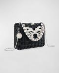 Клатч Hailey Bow Basket Judith Leiber Couture, цвет Silver Black - фото 3