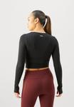 Топ ICANIWILL NIMBLE WRAP LONG SLEEVE, Black - фото 4