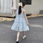 Платье для дошкольниц PROTECTCAMEL, светло-синий - фото 3