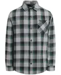 Мальчиковая фланелевая рубашка Porter 8-20 Quiksilver, серый - фото