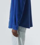 Кашемировая рубашка-оверсайз God's True Cashmere, Lapis Lazuli - фото 6