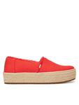 Эспадрильи Valencia Platform 10021919 Toms, красный - фото
